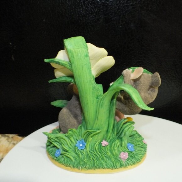 Charming Tails "Hangin Around" Figurine. 89/623 Fitz and Floyd Dean Griff - Picture 2 of 4